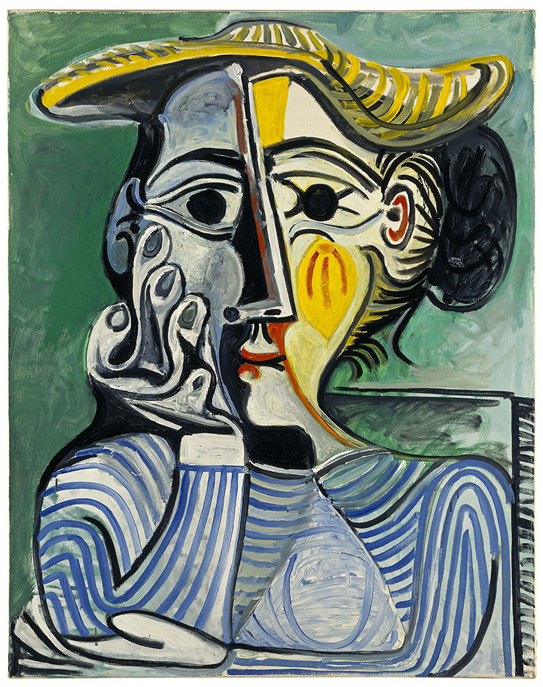 Bellagio_Picasso_femme_au_chignon_et_au_chapeau